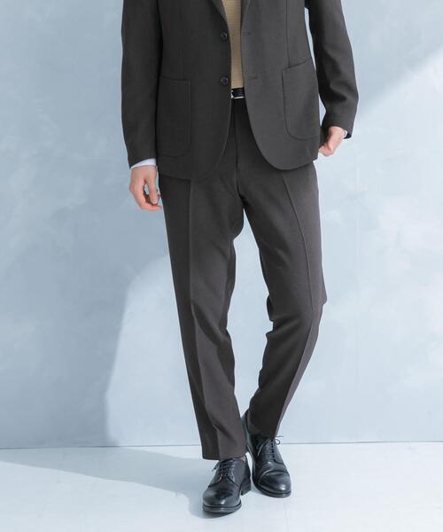 URBAN RESEARCH DOORS（アーバンリサーチドアーズ）の「LIFE STYLE TAILOR　リネンライク千鳥柄コンフォータブルパンツ（その他パンツ・メンズ・グレー/ブラウン・MEDIUM/SMALL/LARGE/X-LARGE）」の12枚目の写真