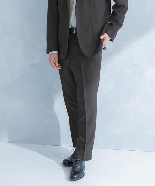 URBAN RESEARCH DOORS（アーバンリサーチドアーズ）の「LIFE STYLE TAILOR　リネンライク千鳥柄コンフォータブルパンツ（その他パンツ・メンズ・グレー/ブラウン・MEDIUM/SMALL/LARGE/X-LARGE）」の13枚目の写真
