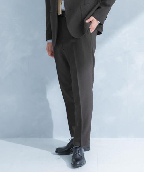 URBAN RESEARCH DOORS（アーバンリサーチドアーズ）の「LIFE STYLE TAILOR　リネンライク千鳥柄コンフォータブルパンツ（その他パンツ・メンズ・グレー/ブラウン・MEDIUM/SMALL/LARGE/X-LARGE）」の14枚目の写真