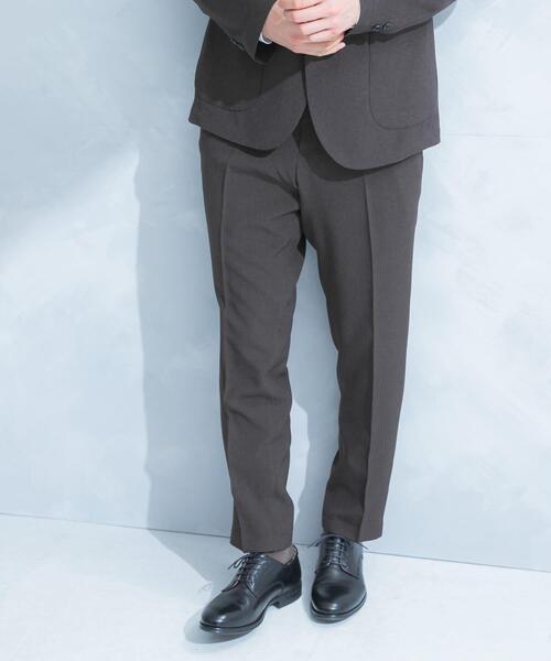 URBAN RESEARCH DOORS（アーバンリサーチドアーズ）の「LIFE STYLE TAILOR　リネンライク千鳥柄コンフォータブルパンツ（その他パンツ・メンズ・グレー/ブラウン・MEDIUM/SMALL/LARGE/X-LARGE）」の15枚目の写真