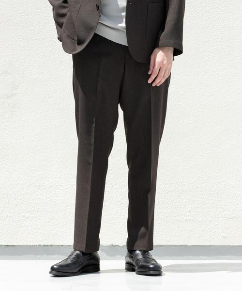URBAN RESEARCH DOORS（アーバンリサーチドアーズ）の「LIFE STYLE TAILOR　リネンライク千鳥柄コンフォータブルパンツ（その他パンツ・メンズ・グレー/ブラウン・MEDIUM/SMALL/LARGE/X-LARGE）」の19枚目の写真