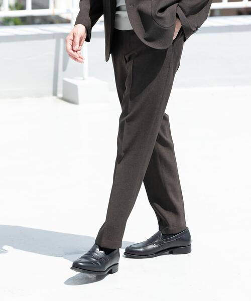 URBAN RESEARCH DOORS（アーバンリサーチドアーズ）の「LIFE STYLE TAILOR　リネンライク千鳥柄コンフォータブルパンツ（その他パンツ・メンズ・グレー/ブラウン・MEDIUM/SMALL/LARGE/X-LARGE）」の20枚目の写真