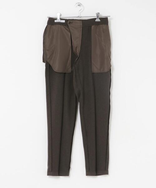 URBAN RESEARCH DOORS(アーバンリサーチドアーズ)の「LIFE STYLE TAILOR リネンライク千鳥柄コンフォータブルパンツ(その他パンツ・メンズ・グレー/ブラウン・MEDIUM/SMALL/LARGE/X-LARGE)」の8枚目の写真