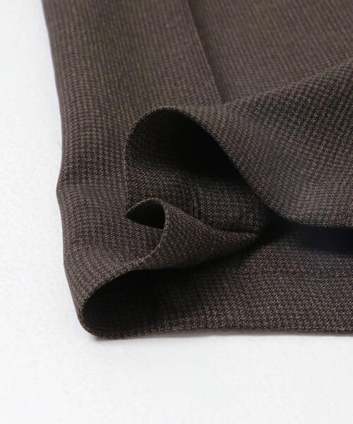 URBAN RESEARCH DOORS(アーバンリサーチドアーズ)の「LIFE STYLE TAILOR リネンライク千鳥柄コンフォータブルパンツ(その他パンツ・メンズ・グレー/ブラウン・MEDIUM/SMALL/LARGE/X-LARGE)」の9枚目の写真