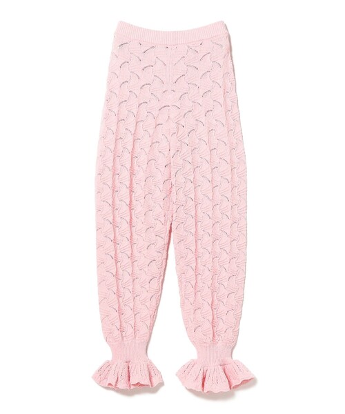 BEAMS COUTURE(ビームスクチュール)の「アイレット フリル ニット パンツ(その他パンツ・レディース・ピンク/ホワイト系その他5・ONE SIZE)」の14枚目の写真