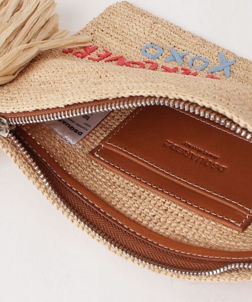 DSQUARED2(ディースクエアード)の「Summer Lovers POUCH/0251(クラッチバッグ・レディース・ナチュラル・FREE)」の4枚目の写真