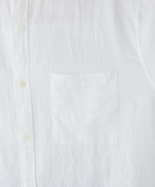 JOURNAL STANDARD LUXE（ジャーナルスタンダード　ラックス）の「Tabbyリネン Plainシャツ（シャツ/ブラウス・レディース・ホワイト/ネイビー・FREE）」の19枚目の写真