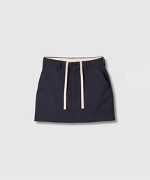 WOOL DRAWSTRINGS MINI SKIRT ウールドローストリングスミニスカート