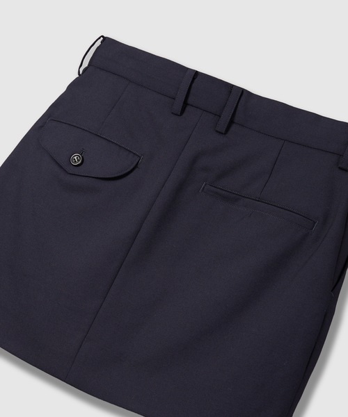 HOLIDAY(ホリデイ)の「WOOL DRAWSTRINGS MINI SKIRT ウールドローストリングスミニスカート(スカート・レディース・ダークネイビー・ONE SIZE)」の7枚目の写真