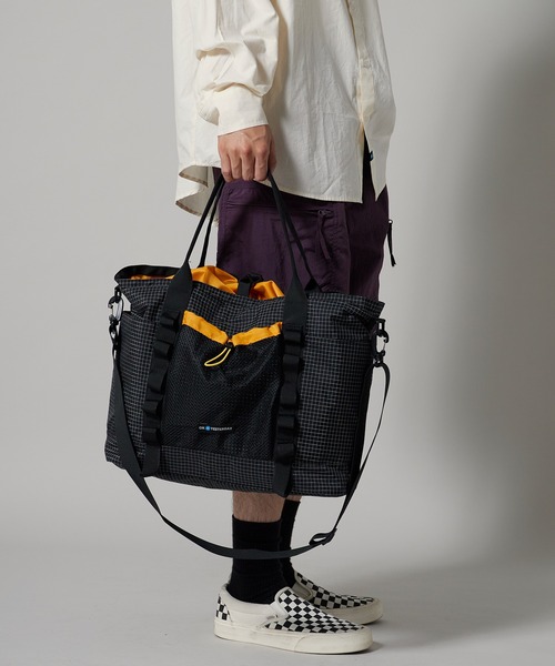 OK YESTERDAY(オッケーイエスタデイ)の「OK YESTERDAY / オーケー イエスタデイ リップストップフィールドトートバッグ 秋 秋服 2026年秋冬(トートバッグ・メンズ・ブラック/カーキ/グレー/パープル・FREE)」の7枚目の写真