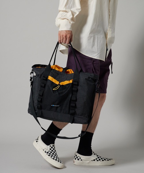 OK YESTERDAY(オッケーイエスタデイ)の「OK YESTERDAY / オーケー イエスタデイ リップストップフィールドトートバッグ 秋 秋服 2026年秋冬(トートバッグ・メンズ・ブラック/カーキ/グレー/パープル・FREE)」の8枚目の写真