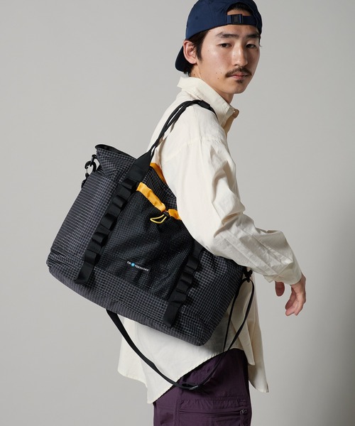 OK YESTERDAY(オッケーイエスタデイ)の「OK YESTERDAY / オーケー イエスタデイ リップストップフィールドトートバッグ 秋 秋服 2026年秋冬(トートバッグ・メンズ・ブラック/カーキ/グレー/パープル・FREE)」の9枚目の写真