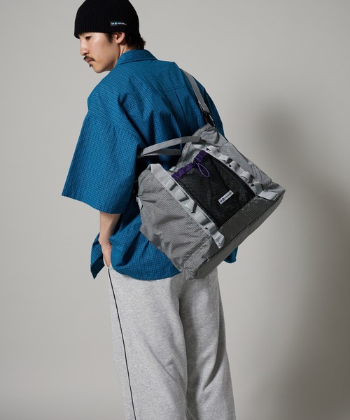 OK YESTERDAY(オッケーイエスタデイ)の「OK YESTERDAY / オーケー イエスタデイ リップストップフィールドトートバッグ 秋 秋服 2026年秋冬(トートバッグ・メンズ・ブラック/カーキ/グレー/パープル・FREE)」の15枚目の写真