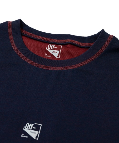 Duckster(ダックスター)の「Duckster/ダックスター 機能素材 ステッチワーク ルーズフィット S/STEE(Tシャツ/カットソー・メンズ・ネイビー/ラベンダー/サンドベージュ・LARGE/MEDIUM/X-LARGE)」の4枚目の写真