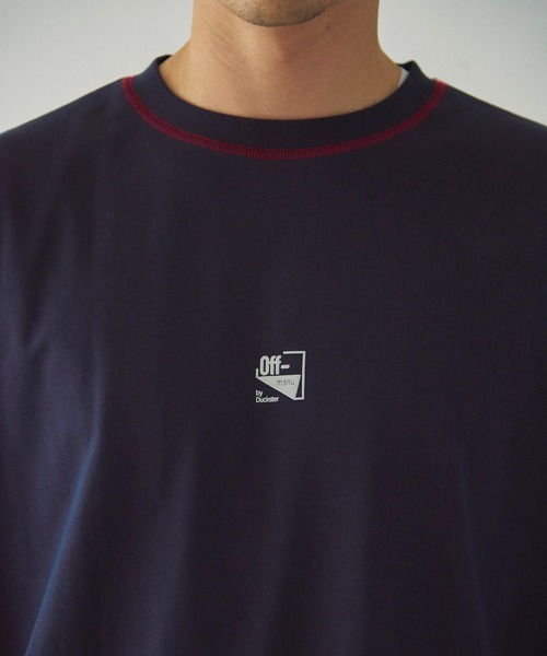 Duckster(ダックスター)の「Duckster/ダックスター 機能素材 ステッチワーク ルーズフィット S/STEE(Tシャツ/カットソー・メンズ・ネイビー/ラベンダー/サンドベージュ・LARGE/MEDIUM/X-LARGE)」の10枚目の写真