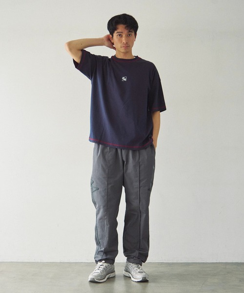Duckster(ダックスター)の「Duckster/ダックスター 機能素材 ステッチワーク ルーズフィット S/STEE(Tシャツ/カットソー・メンズ・ネイビー/ラベンダー/サンドベージュ・LARGE/MEDIUM/X-LARGE)」の18枚目の写真
