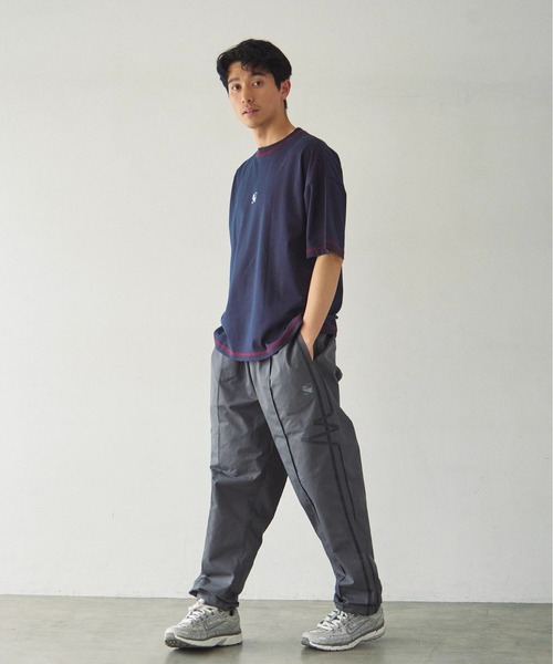 Duckster(ダックスター)の「Duckster/ダックスター 機能素材 ステッチワーク ルーズフィット S/STEE(Tシャツ/カットソー・メンズ・ネイビー/ラベンダー/サンドベージュ・LARGE/MEDIUM/X-LARGE)」の19枚目の写真