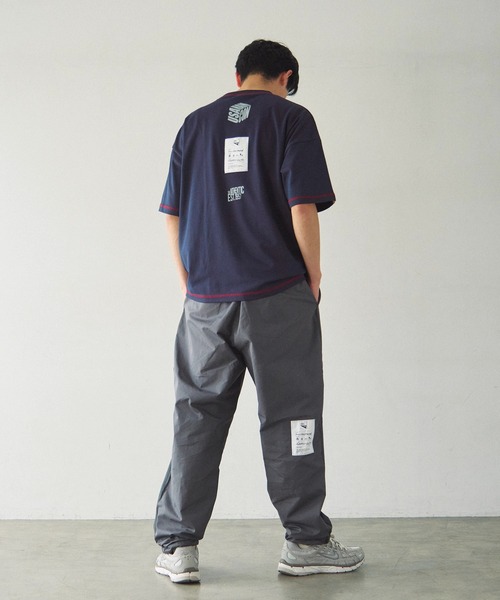 Duckster(ダックスター)の「Duckster/ダックスター 機能素材 ステッチワーク ルーズフィット S/STEE(Tシャツ/カットソー・メンズ・ネイビー/ラベンダー/サンドベージュ・LARGE/MEDIUM/X-LARGE)」の20枚目の写真