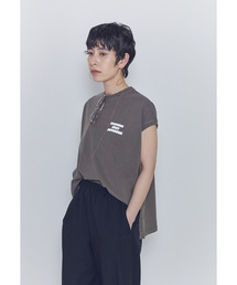 セール】【INSCRIRE/アンスクリア】WELLNESSフロッキーTシャツ（T