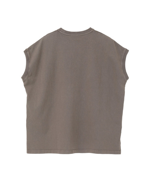 upperhights（アッパーハイツ）の「＜upper hights / アッパーハイツ＞別注ビッグノースリーブTシャツ（Tシャツ/カットソー・レディース・アイボリー/モカ・0）」の9枚目の写真