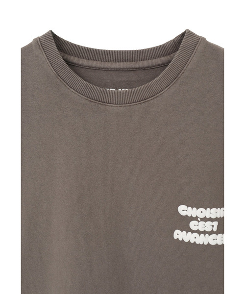 upperhights（アッパーハイツ）の「＜upper hights / アッパーハイツ＞別注ビッグノースリーブTシャツ（Tシャツ/カットソー・レディース・アイボリー/モカ・0）」の10枚目の写真