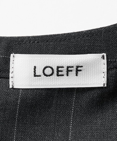 LOEFF(ロエフ)の「<LOEFF>トロピカルウール アメリカンスリーブ ブラウス ピンストライプ(シャツ/ブラウス・レディース・ダークグレー・FREE)」の15枚目の写真