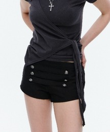 A'GEM/9 × .kom 『MIDNIGHT MOVE/ミッドナイトムーブ』 napoleon shorts /ナポレオンショーツ