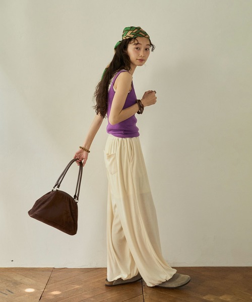 sobak studio（ソバクスタジオ）の「がま口ショルダーバッグ / Clasp Shoulder Bag（ショルダーバッグ・レディース・ブラウン/ライトグリーン/ミント・FREE）」の12枚目の写真