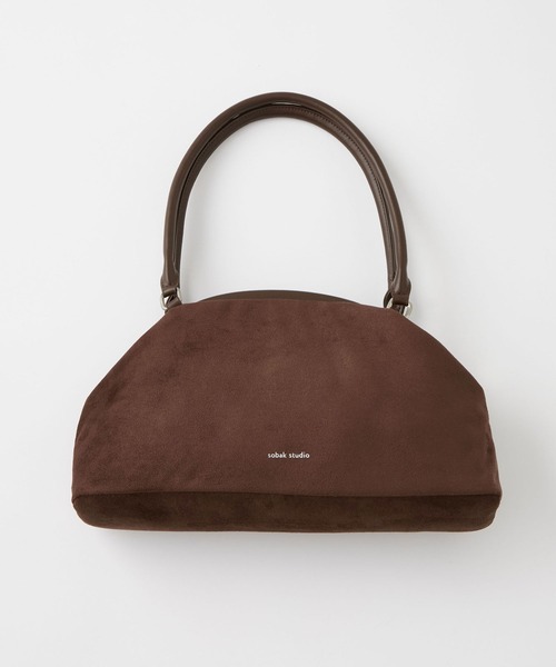 sobak studio（ソバクスタジオ）の「がま口ショルダーバッグ / Clasp Shoulder Bag（ショルダーバッグ・レディース・ブラウン/ライトグリーン/ミント・FREE）」の16枚目の写真