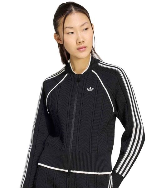 adidas(アディダス)の「adidas SST TRACKTOP / アディダス SST トラックトップ(その他トップス・レディース・ブラック・L/M/S)」の7枚目の写真