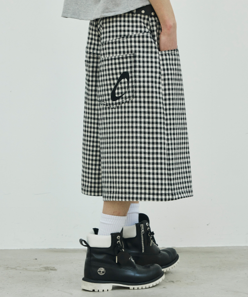 SCALLYWAG（スカリーワグ）の「チェックボーダーバミューダショーツ[ブラック]（その他パンツ・レディース・その他・SMALL/MEDIUM/LARGE/X-LARGE）」の6枚目の写真