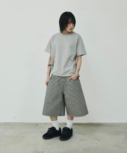 SCALLYWAG（スカリーワグ）の「チェックボーダーバミューダショーツ[ブラック]（その他パンツ・レディース・その他・SMALL/MEDIUM/LARGE/X-LARGE）」の8枚目の写真