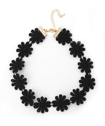 MOUSSY | flower pattern choker(ネックレス)