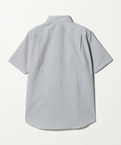 A DAY IN THE LIFE UNITED ARROWS（アデイインザライフユナイテッドアローズ）の「サッカー カッタウェイ ショートスリーブシャツ＜A DAY IN THE LIFE＞（シャツ/ブラウス・メンズ・ホワイト/ロイヤルブルー/その他2・L/M/S/XL）」の13枚目の写真