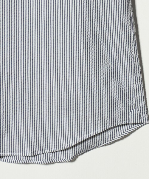 A DAY IN THE LIFE UNITED ARROWS（アデイインザライフユナイテッドアローズ）の「サッカー カッタウェイ ショートスリーブシャツ＜A DAY IN THE LIFE＞（シャツ/ブラウス・メンズ・ホワイト/ロイヤルブルー/その他2・L/M/S/XL）」の16枚目の写真