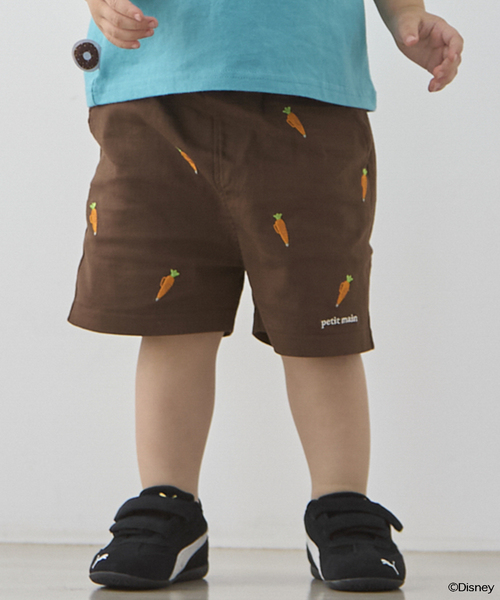 petit main（プティマイン）の「【ズートピア】刺しゅうハーフパンツ（その他パンツ・キッズ・ブラウン/サックスブルー/ブルー・120cm/110cm/90cm/100cm/130cm）」の19枚目の写真