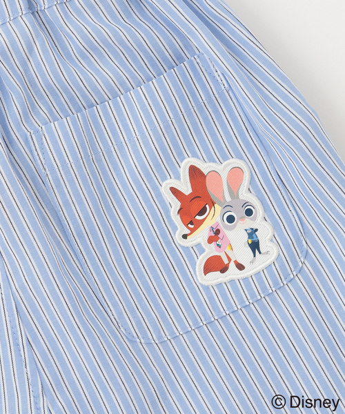 petit main（プティマイン）の「【ズートピア】刺しゅうハーフパンツ（その他パンツ・キッズ・ブラウン/サックスブルー/ブルー・120cm/110cm/90cm/100cm/130cm）」の9枚目の写真