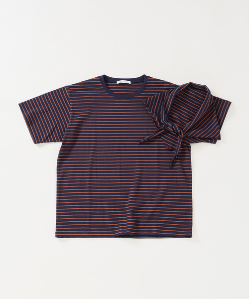 JOURNAL STANDARD(ジャーナルスタンダード)の「ハッピー ボーダー Tシャツ + スカーフ (2点セット)(Tシャツ/カットソー・メンズ・ホワイト/ブラック/ネイビー/ブルー系その他・MEDIUM/LARGE)」の3枚目の写真