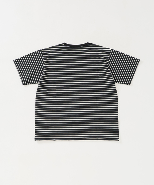 JOURNAL STANDARD(ジャーナルスタンダード)の「ハッピー ボーダー Tシャツ + スカーフ (2点セット)(Tシャツ/カットソー・メンズ・ホワイト/ブラック/ネイビー/ブルー系その他・MEDIUM/LARGE)」の11枚目の写真