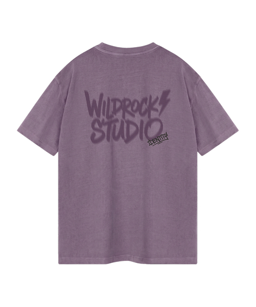 WILDROCK(ワイルドロック)の「ライトニングハーフトーンピグメントオーバーサイズ半袖Tシャツ(Tシャツ/カットソー・メンズ・ライトグレー/ピンク/カーキ/ブルー/ライトパープル/チャコール・SMALL/MEDIUM/LARGE)」の6枚目の写真