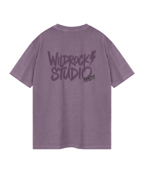 WILDROCK(ワイルドロック)の「ライトニングハーフトーンピグメントオーバーサイズ半袖Tシャツ(Tシャツ/カットソー・メンズ・ライトグレー/ピンク/カーキ/ブルー/ライトパープル/チャコール・SMALL/MEDIUM/LARGE)」の8枚目の写真