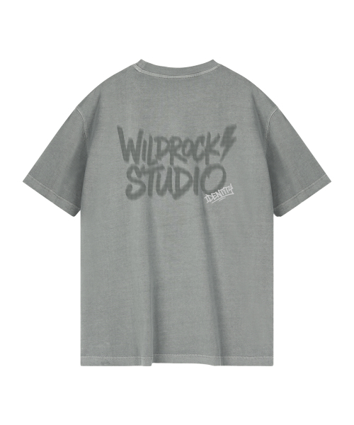WILDROCK(ワイルドロック)の「ライトニングハーフトーンピグメントオーバーサイズ半袖Tシャツ(Tシャツ/カットソー・メンズ・ライトグレー/ピンク/カーキ/ブルー/ライトパープル/チャコール・SMALL/MEDIUM/LARGE)」の11枚目の写真