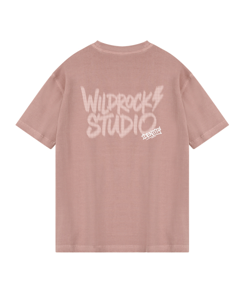 WILDROCK(ワイルドロック)の「ライトニングハーフトーンピグメントオーバーサイズ半袖Tシャツ(Tシャツ/カットソー・メンズ・ライトグレー/ピンク/カーキ/ブルー/ライトパープル/チャコール・SMALL/MEDIUM/LARGE)」の12枚目の写真