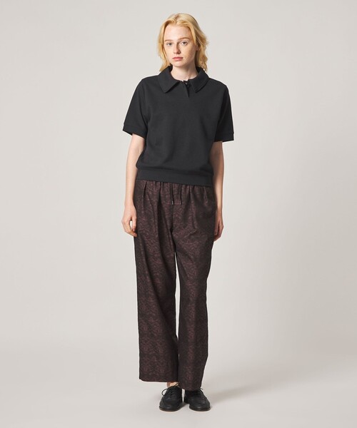 Steven Alan（スティーブンアラン）の「＜Steven Alan＞ブークレ ダンボール ワンボタン ハーフスリーブ プルオーバー ライト（Tシャツ/カットソー・レディース・オフホワイト/イエロー/ブラック・FREE）」の11枚目の写真