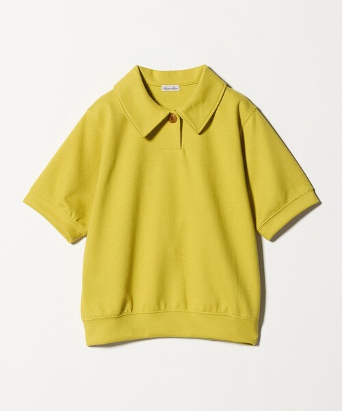 Steven Alan（スティーブンアラン）の「＜Steven Alan＞ブークレ ダンボール ワンボタン ハーフスリーブ プルオーバー ライト（Tシャツ/カットソー・レディース・オフホワイト/イエロー/ブラック・FREE）」の12枚目の写真