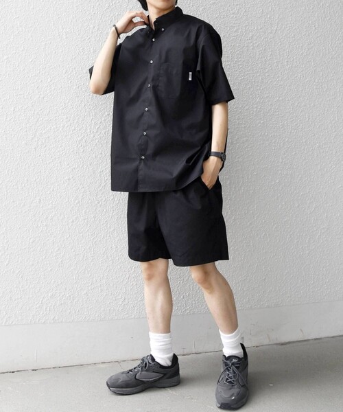 COLEMAN(コールマン)の「【SHIPS any別注】Coleman:〈接触冷感/UVカット〉ZERO-TEX(R) ボタンダウン ポケット シャツ(セットアップ対応)◇(シャツ/ブラウス・メンズ・ブラック/オリーブ・LARGE/MEDIUM/X-LARGE)」の4枚目の写真