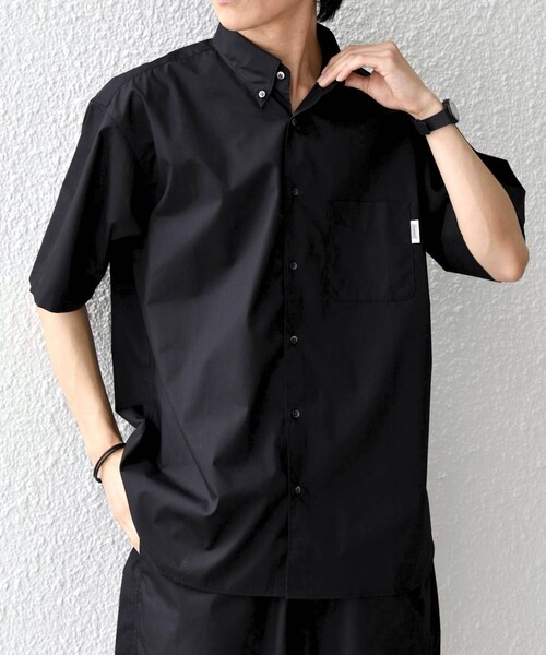 COLEMAN(コールマン)の「【SHIPS any別注】Coleman:〈接触冷感/UVカット〉ZERO-TEX(R) ボタンダウン ポケット シャツ(セットアップ対応)◇(シャツ/ブラウス・メンズ・ブラック/オリーブ・LARGE/MEDIUM/X-LARGE)」の5枚目の写真