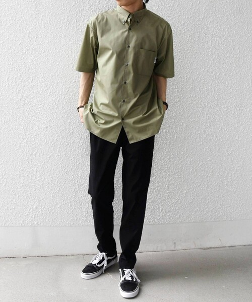 COLEMAN(コールマン)の「【SHIPS any別注】Coleman:〈接触冷感/UVカット〉ZERO-TEX(R) ボタンダウン ポケット シャツ(セットアップ対応)◇(シャツ/ブラウス・メンズ・ブラック/オリーブ・LARGE/MEDIUM/X-LARGE)」の10枚目の写真