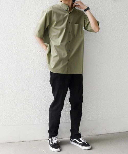 COLEMAN(コールマン)の「【SHIPS any別注】Coleman:〈接触冷感/UVカット〉ZERO-TEX(R) ボタンダウン ポケット シャツ(セットアップ対応)◇(シャツ/ブラウス・メンズ・ブラック/オリーブ・LARGE/MEDIUM/X-LARGE)」の11枚目の写真