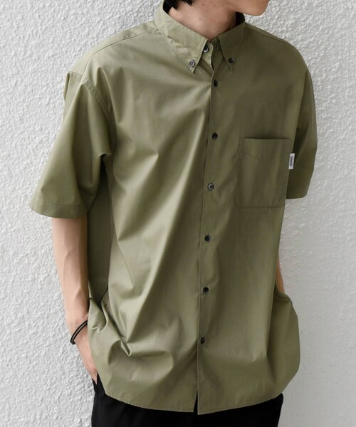 COLEMAN(コールマン)の「【SHIPS any別注】Coleman:〈接触冷感/UVカット〉ZERO-TEX(R) ボタンダウン ポケット シャツ(セットアップ対応)◇(シャツ/ブラウス・メンズ・ブラック/オリーブ・LARGE/MEDIUM/X-LARGE)」の14枚目の写真